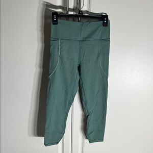 Teal High-Waisted under armour Leggings
